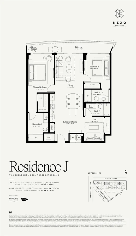 Original floor plan · Residence J