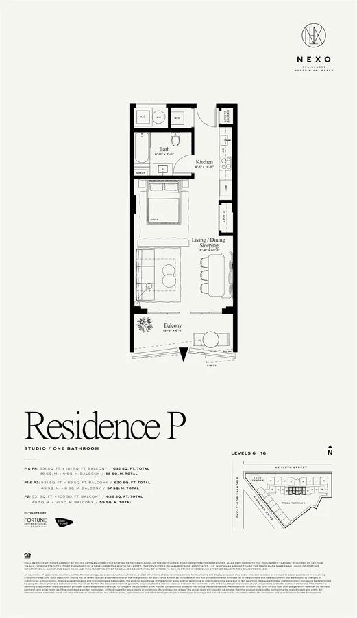 Original floor plan · Residence P