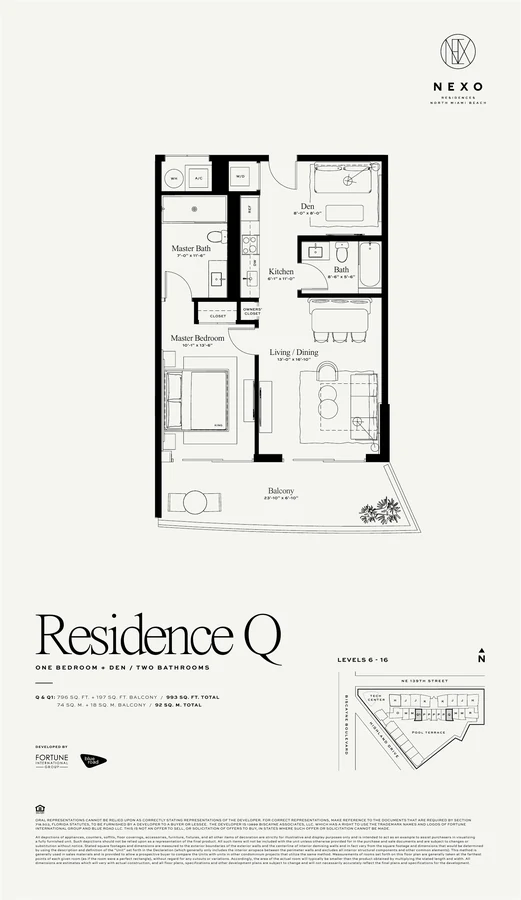 Original floor plan · Residence Q