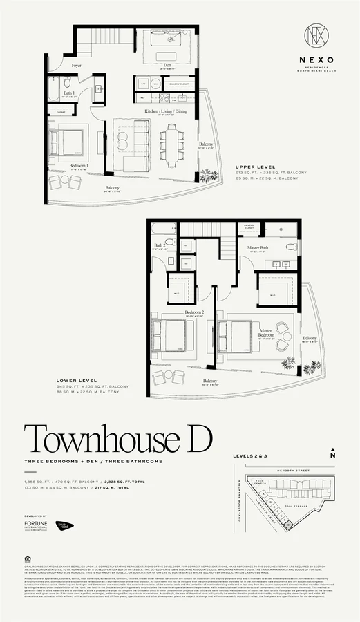 Original floor plan · Townhome D